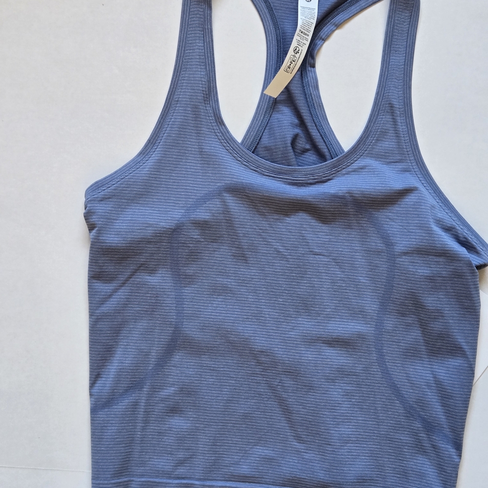 lululemon athletica Heathered Swiftly Racerback Tank 2.0 Sz10